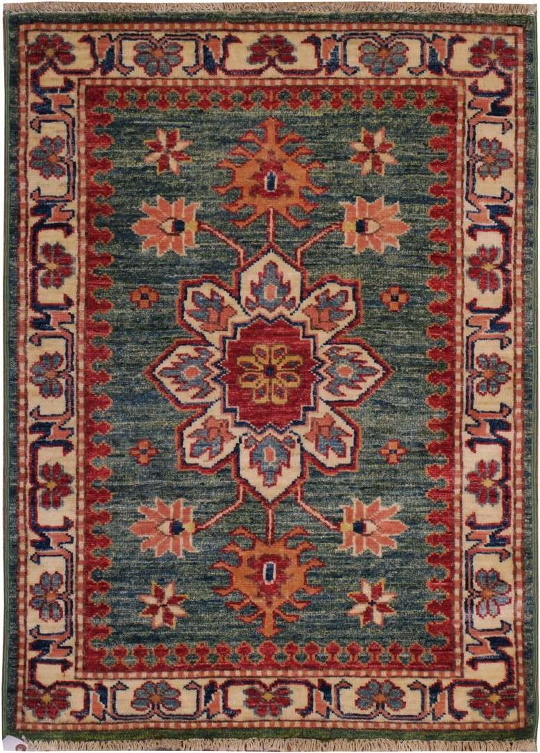 2' 3" x 3' 1" Pakistan Kazak Rug image 0