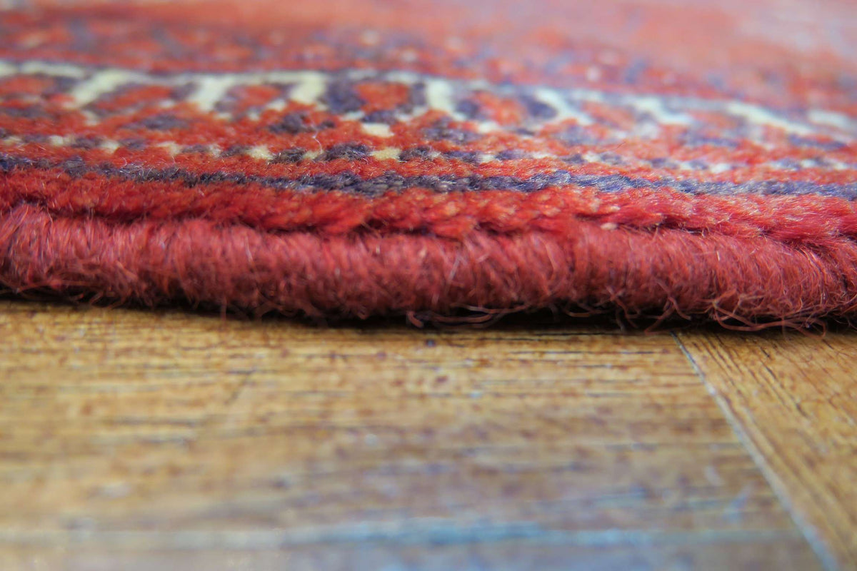 6' 4" x 9' 1" Persian Turkeman Rug image 3