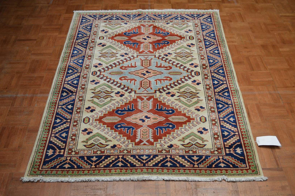 4' 1" x 5' 3" Pakistan Shirvan Rug image 1