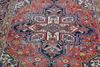 7' 1" x 9' 1" Persian Heriz Rug image 2