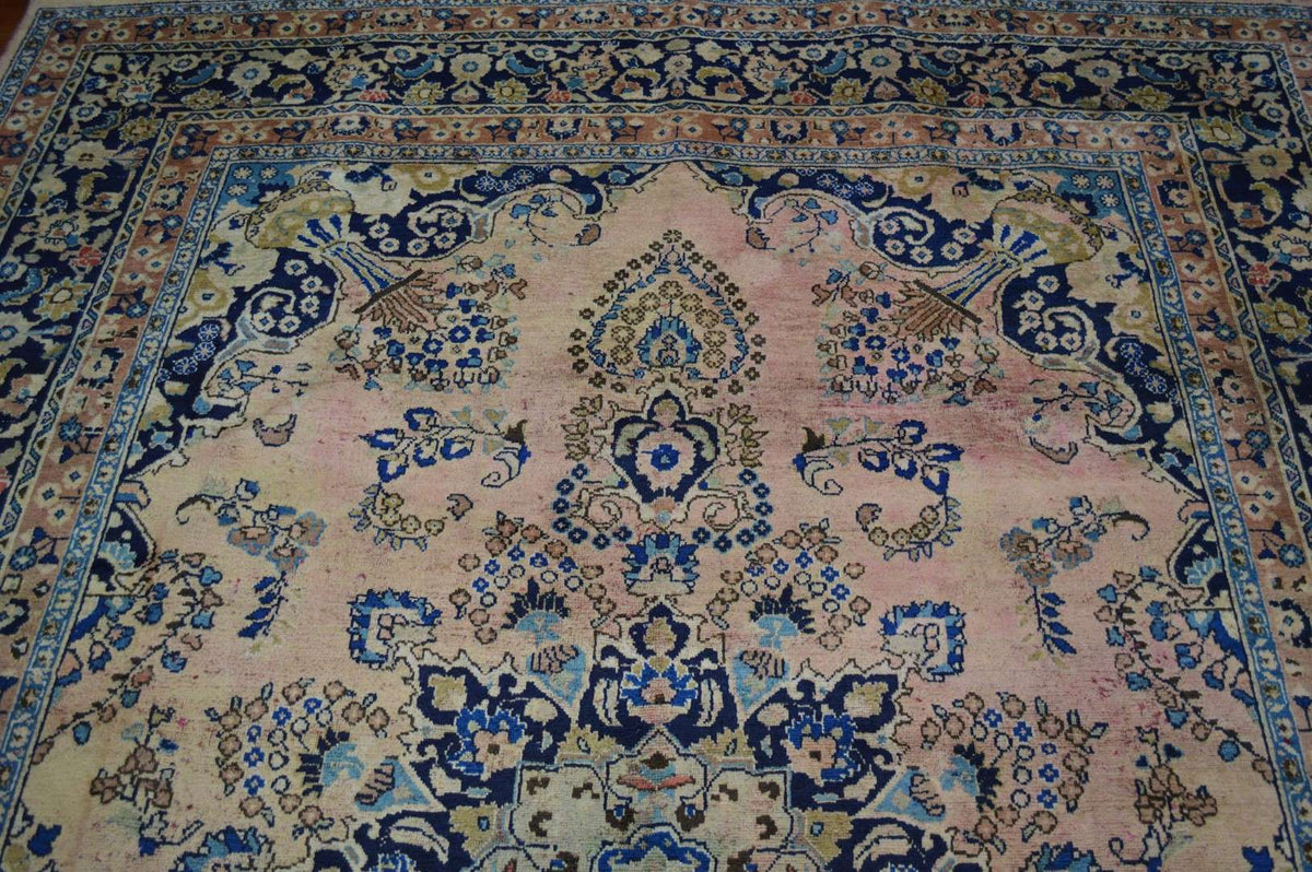 8' 0" x 11' 0" Persian Mashhad Rug image 9