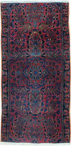 1' 9" x 4' 0" Persian Sarouk Rug image 0