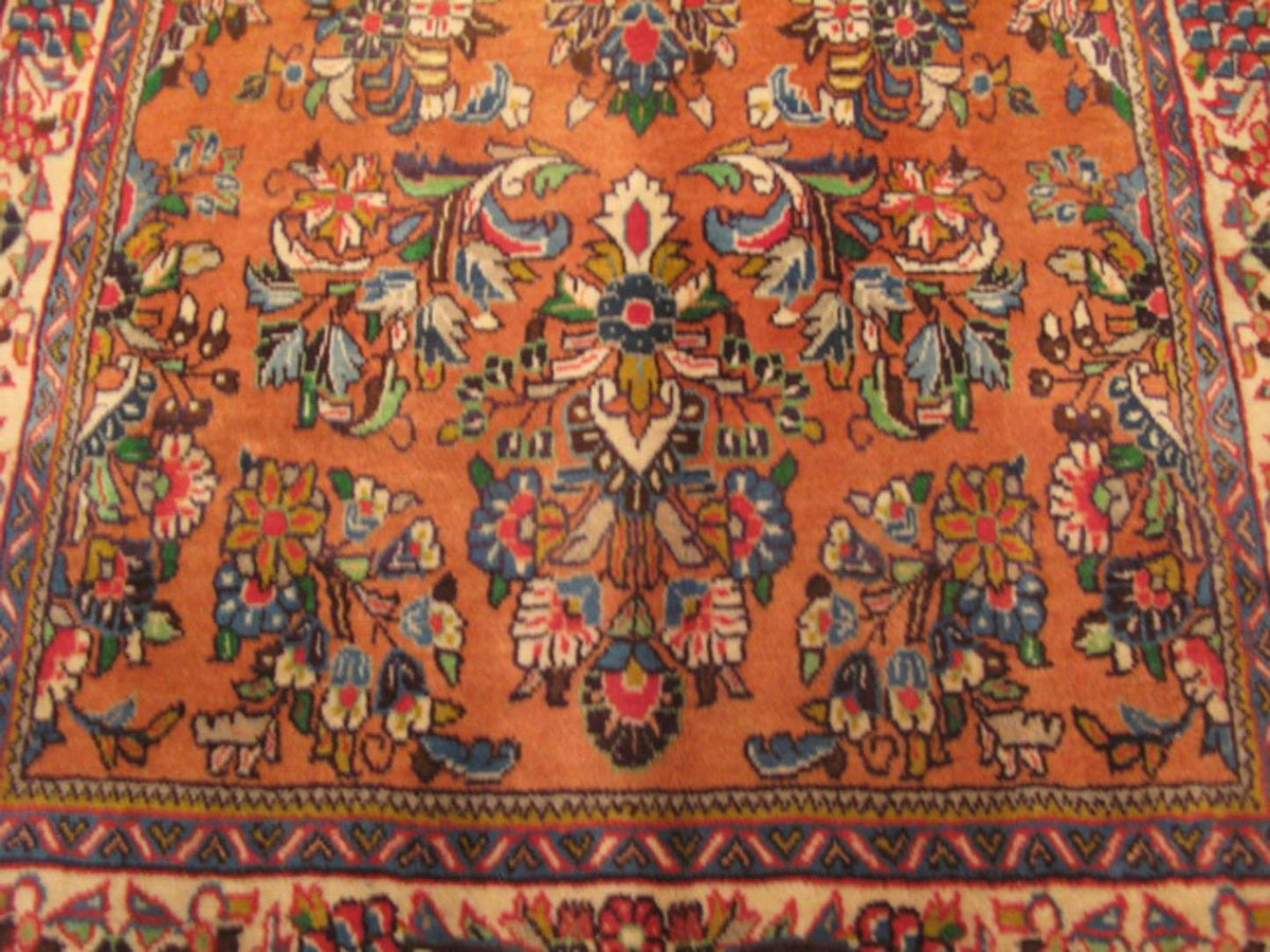 3' 6" x 11' 2" Persian Sarouk Runner image 7