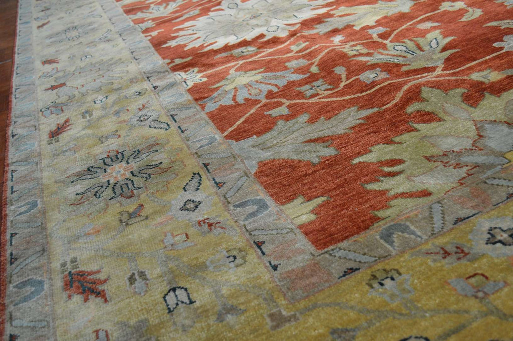 10' 0" x 13' 7" India Mahal Rug image 6