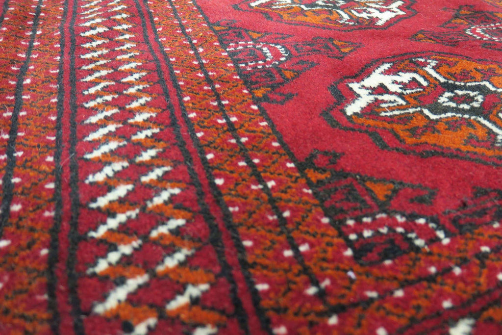 3' 3" x 4' 7" Vintage Turkeman Rug image 0