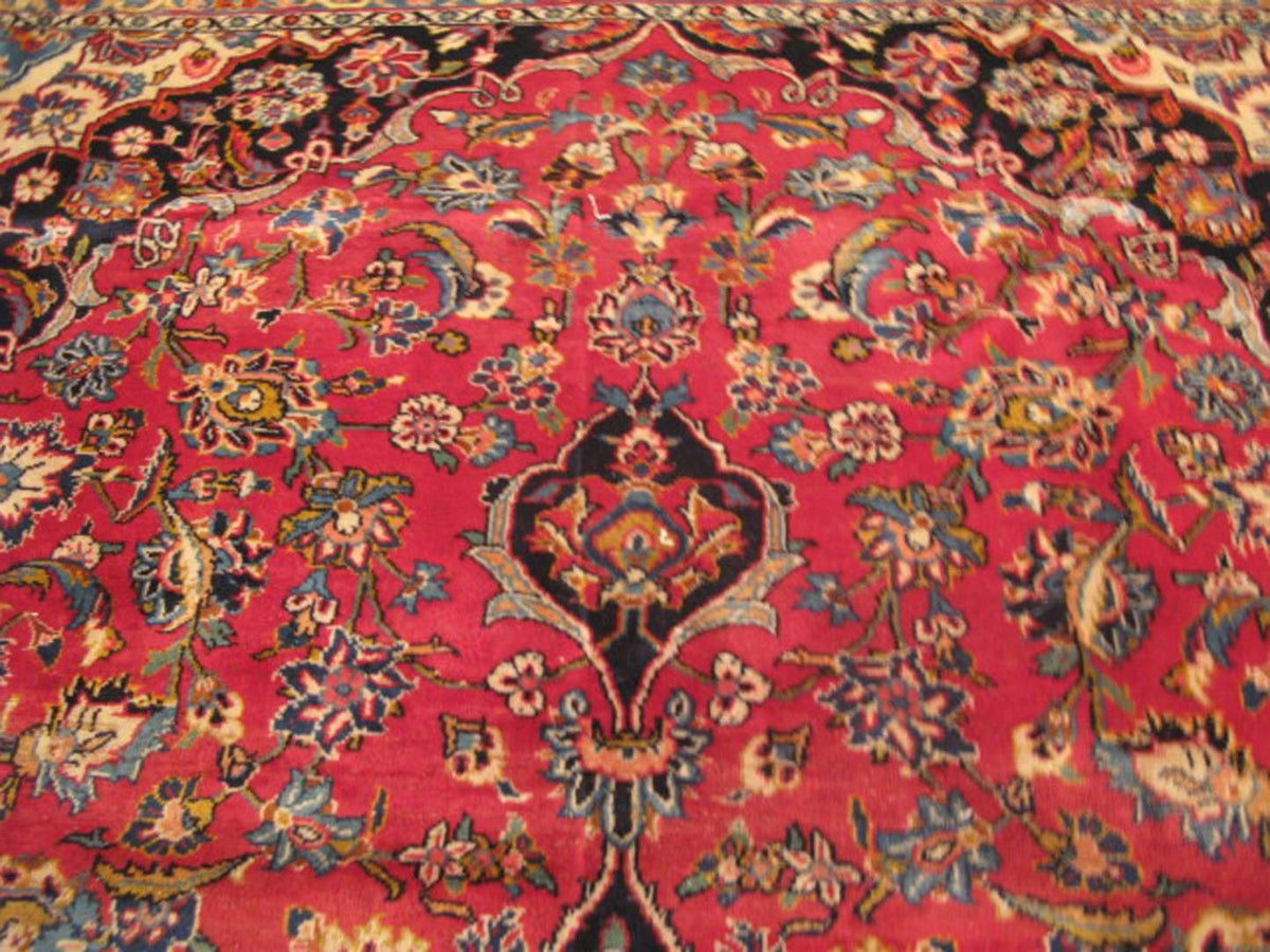 8' 1" x 12' 0" Persian Kashan Rug image 4