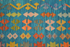 6' 6" x 10' 0" India Kilim Rug image 9
