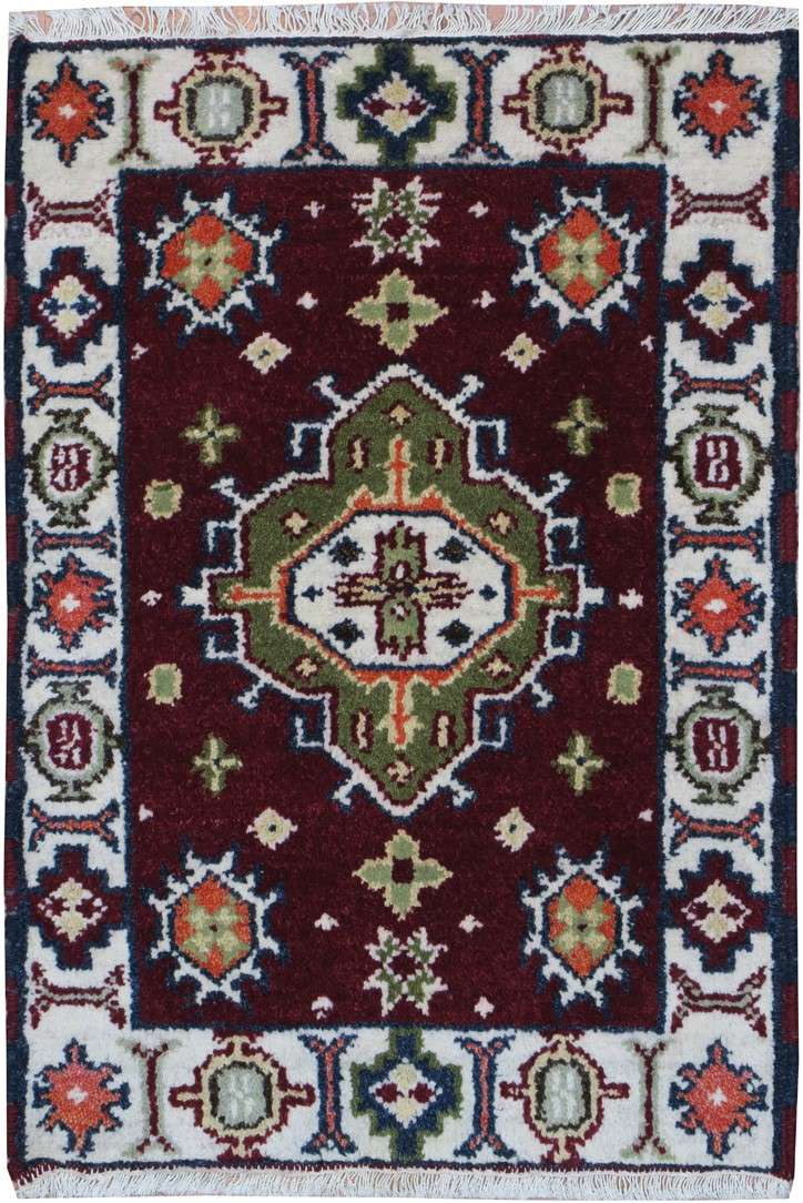 2' 0" x 3' 0" India Kazak Rug image 0