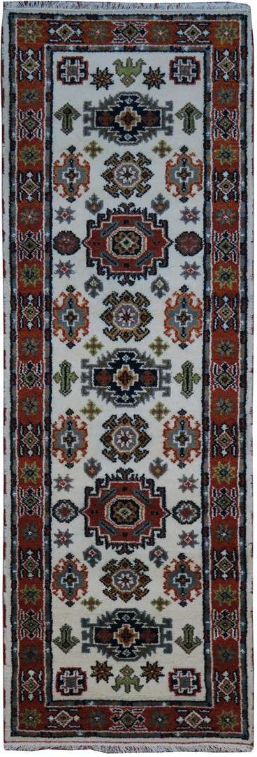 2' 7" x 8' 3" India Kazak Runner image 0