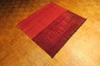 1' 9" x 4' 3" Vintage Turkeman Rug image 2