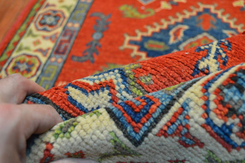 2' 6" x 9' 3" Pakistan Kazak Runner image 11