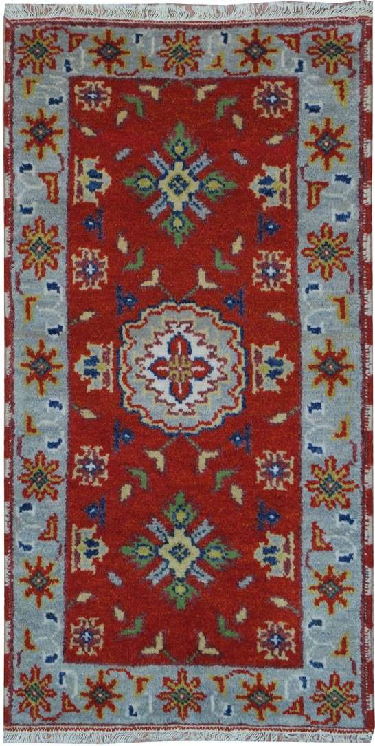 2' 0" x 4' 0" India Kazak Rug image 0