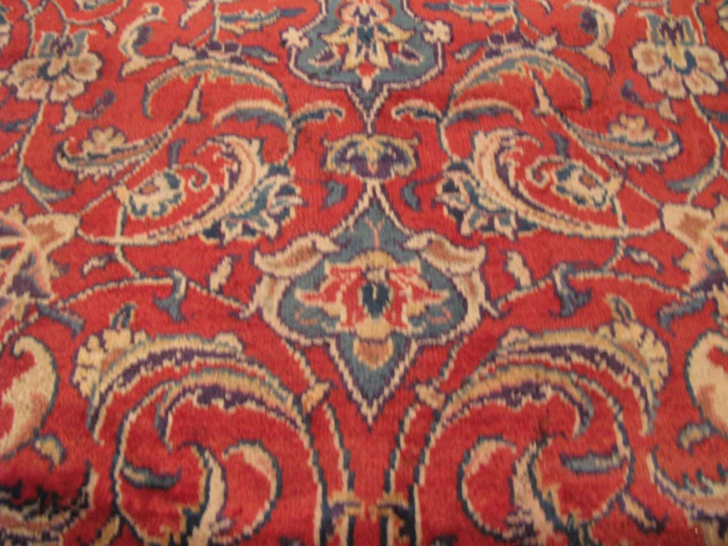 9' 8" x 13' 1" Persian Sarouk Rug image 9
