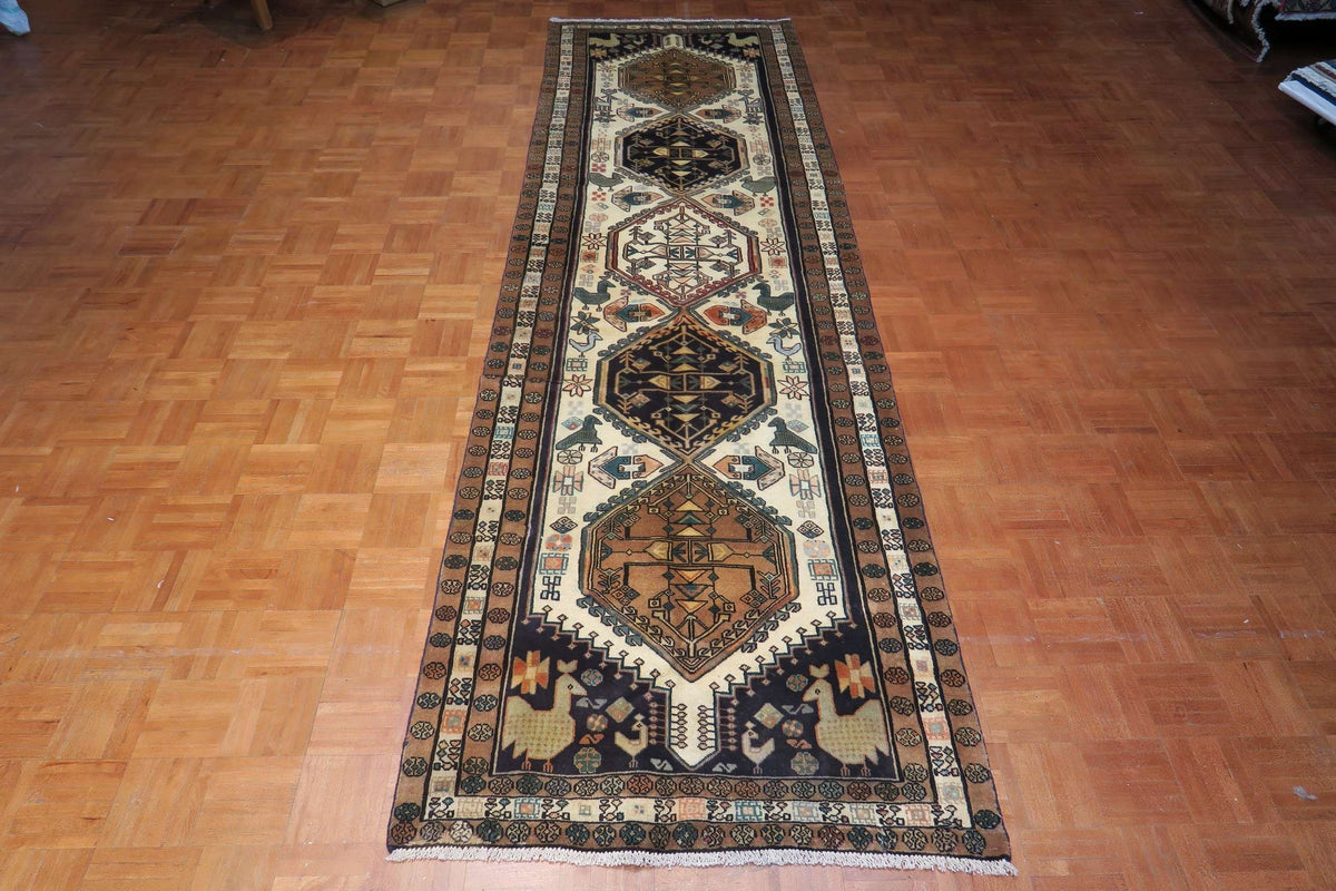 3'4'' x 10'9'' Persian Ardabil Runner image 1