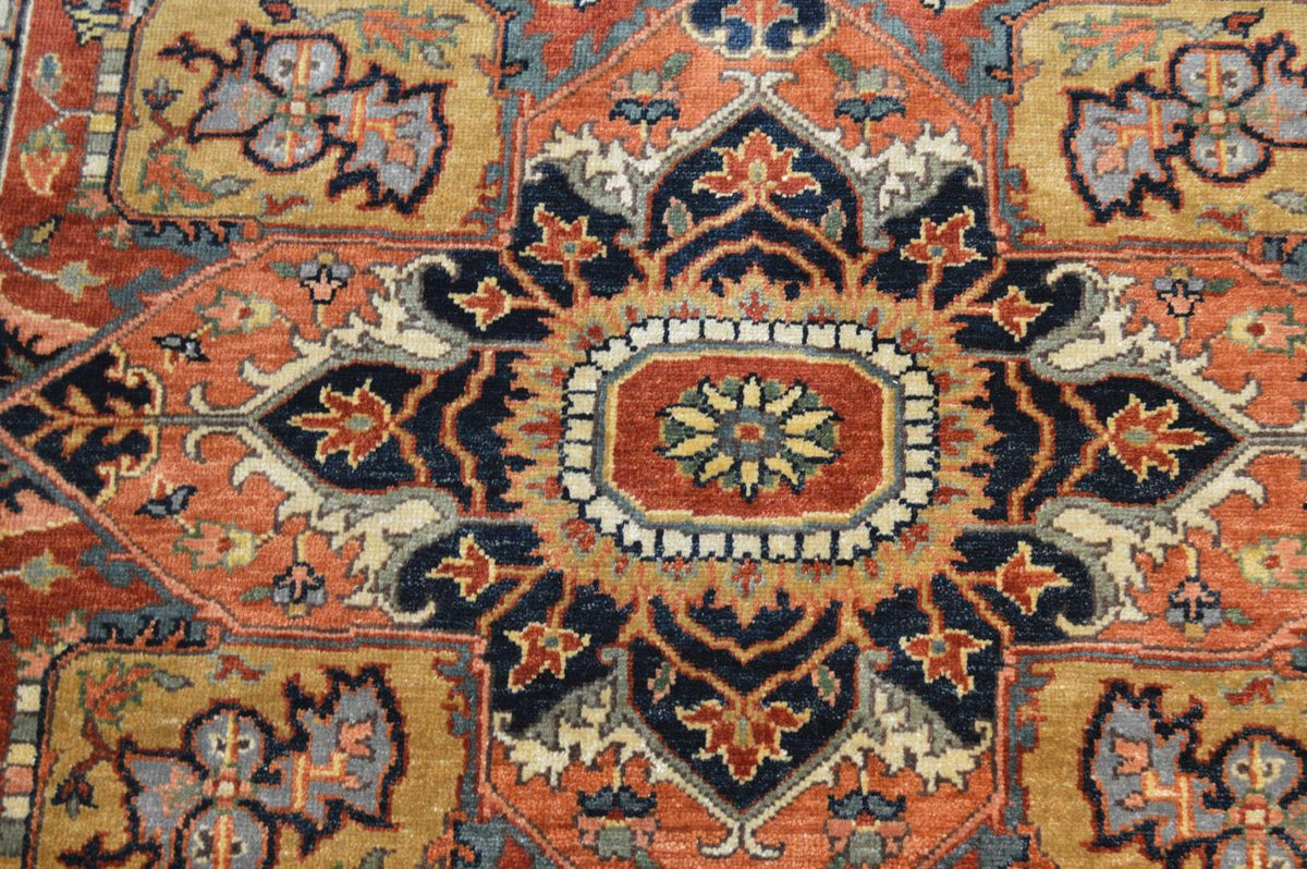 8' 0" x 10' 0" India Serapi Rug image 5