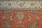 8' 0" x 8' 2" India Sultanabad Square Rug image 3