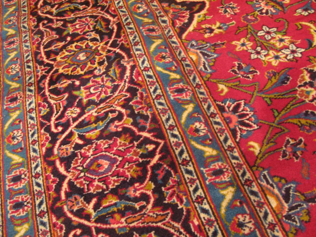 8' 2" x 11' 6" Persian Kashan Rug image 8