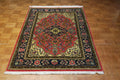 3' 6" x 5' 2" Persian Qum Rug image 3