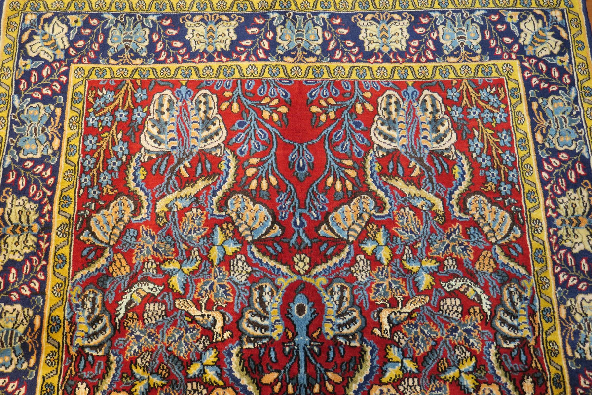 3' 5" x 5' 1" Persian Shahreza Rug image 5