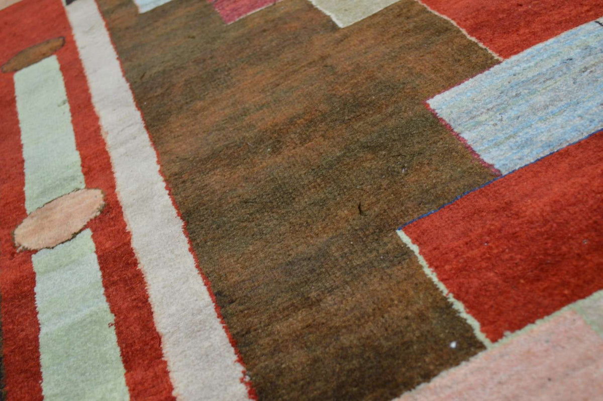 4' 3" x 6' 1" India Gabbeh Rug image 8