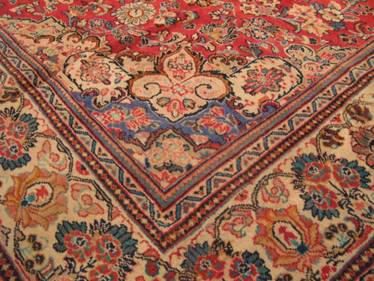 10' 6" x 14' 4" Persian Sarouk Rug image 8