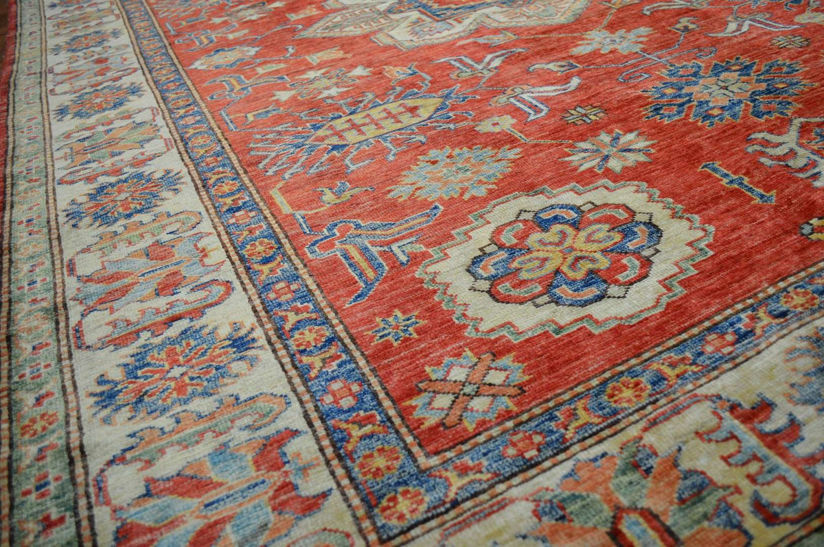 6' 1" x 8' 2" Pakistan Kazak Rug image 4
