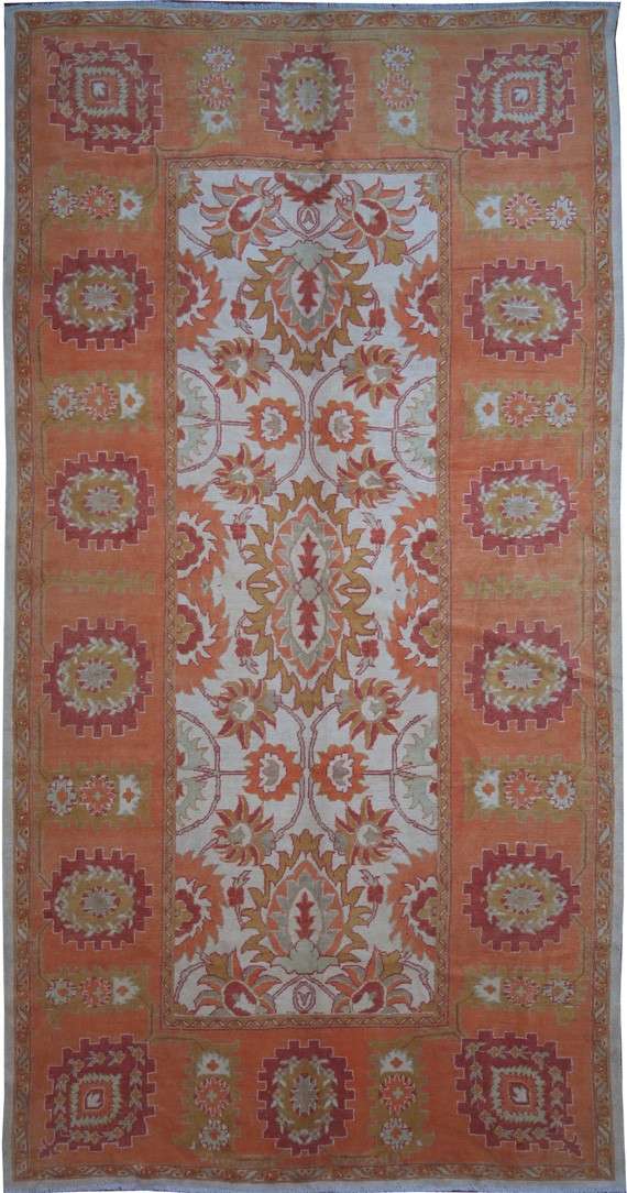 7' 4" x 13' 9" Turkish Oushak Rug image 0