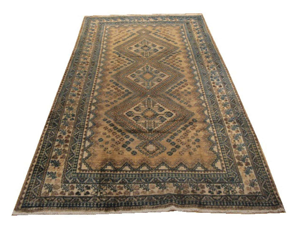 5' 3" x 10' 1" Vintage Bakhshayesh Rug image 0
