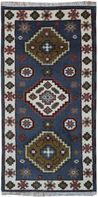 2' 0" x 4' 0" India Kazak Rug image 0