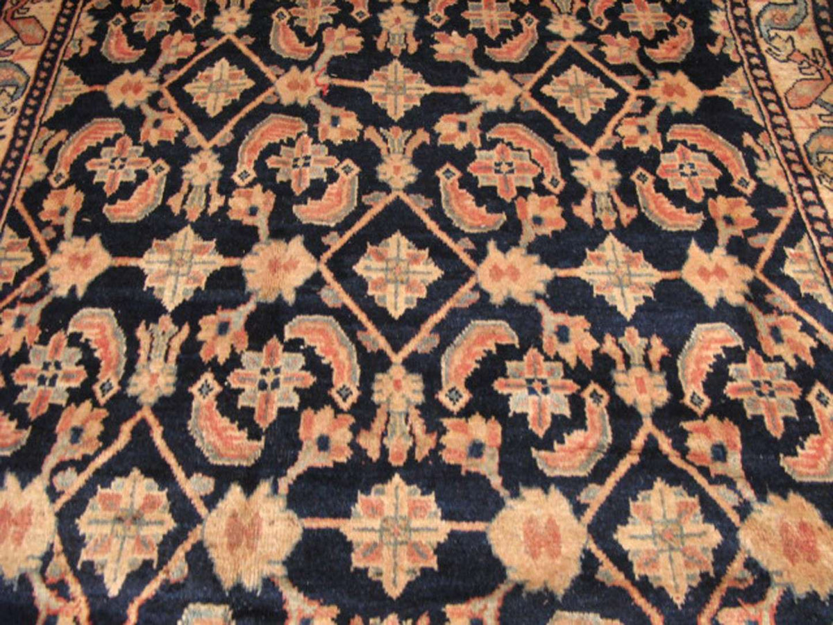 4' 5" x 10' 0" Persian Sarouk Runner image 6