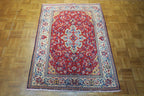 3' 6" x 3' 7" Persian Sarouk Rug image 11