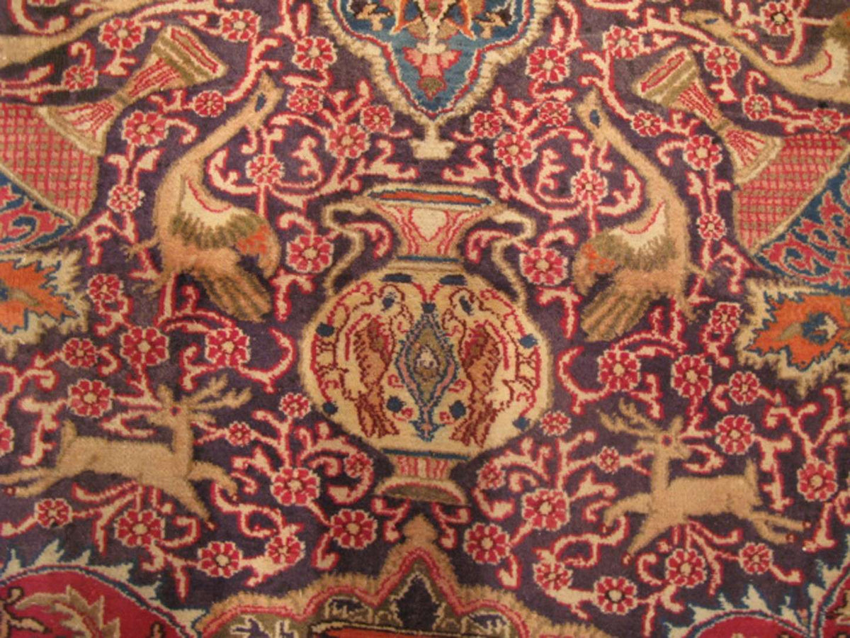 9' 7" x 12' 9" Persian Kashmar Rug image 7