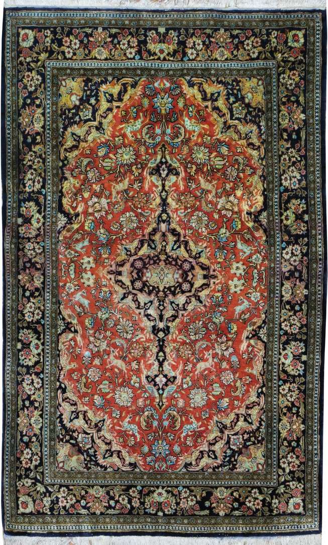 3' 3" x 5' 8" India Kashan Rug image 0