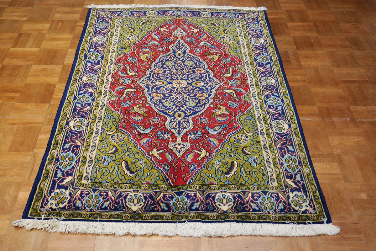 3' 5" x 5' 1" Persian Shahreza Rug image 5