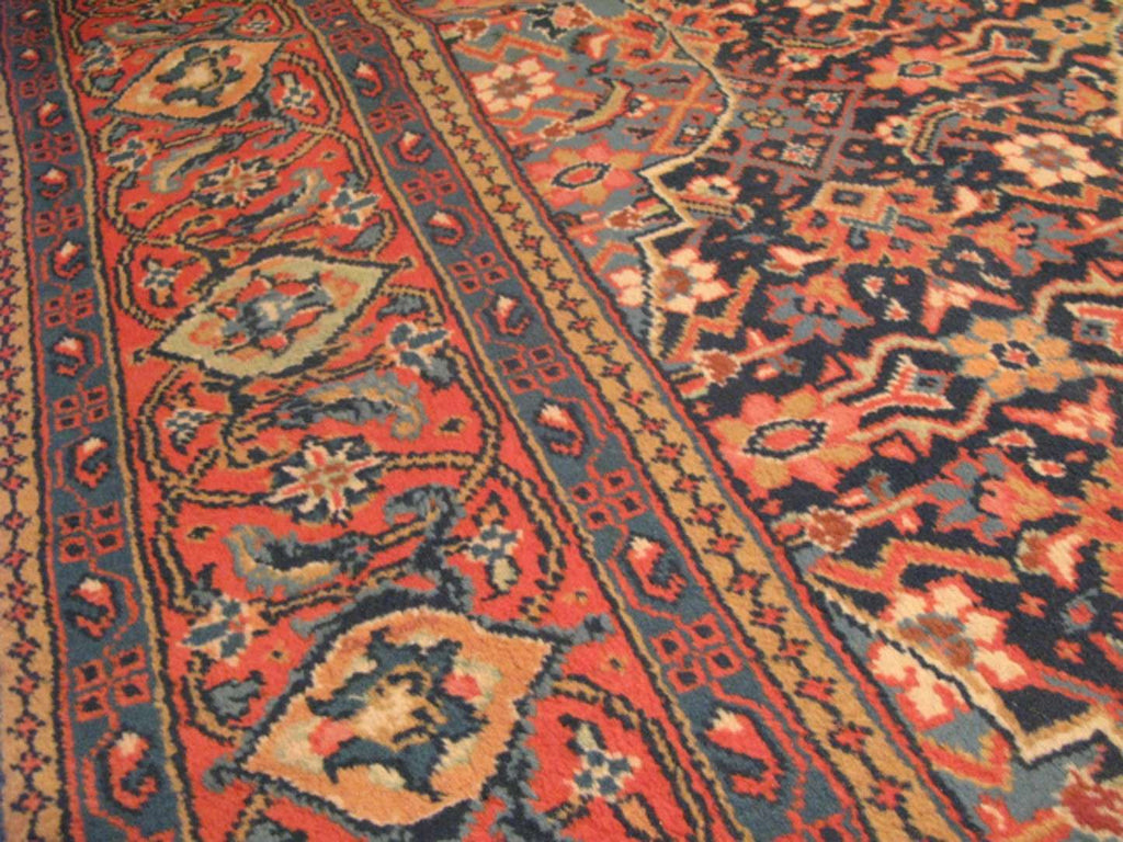 7' 3" x 10' 0" Persian Sarouk Rug image 10