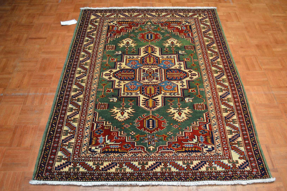 4' 3" x 5' 5" Pakistan Shirvan Rug image 1