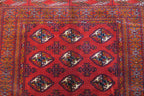 4' 9" x 5' 6" Persian Turkeman Rug image 9
