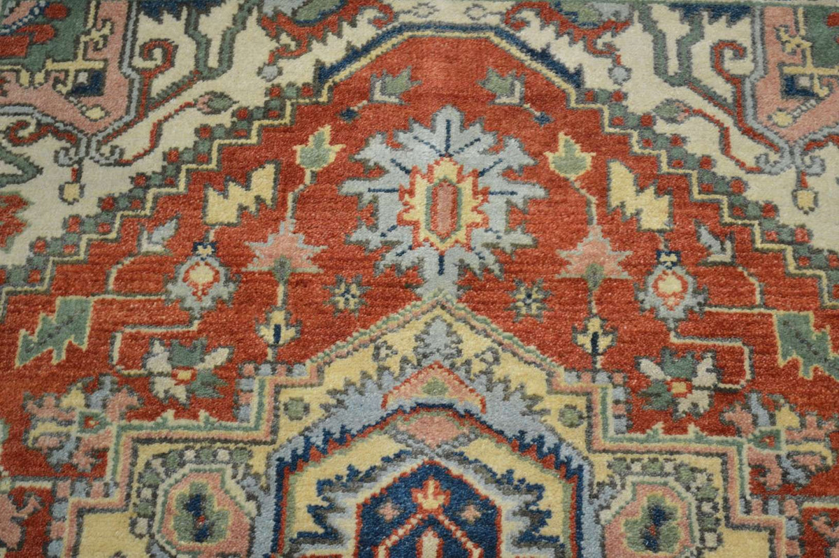 4' 0" x 6' 0" India Serapi Rug image 7