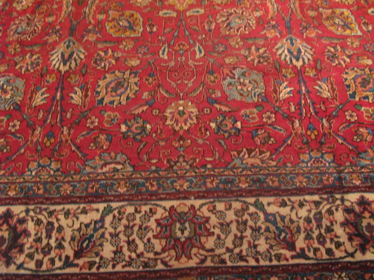 9' 5" x 15' 6" Persian Tabriz Rug image 3