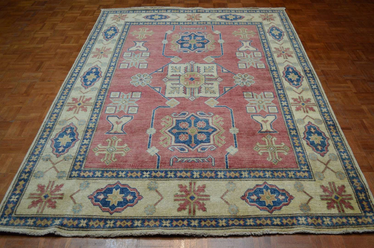 6' 3" x 8' 8" Pakistan Kazak Rug image 1