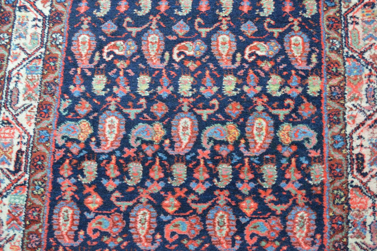 3' 6" x 16' 2" Persian Hamadan Runner image 7