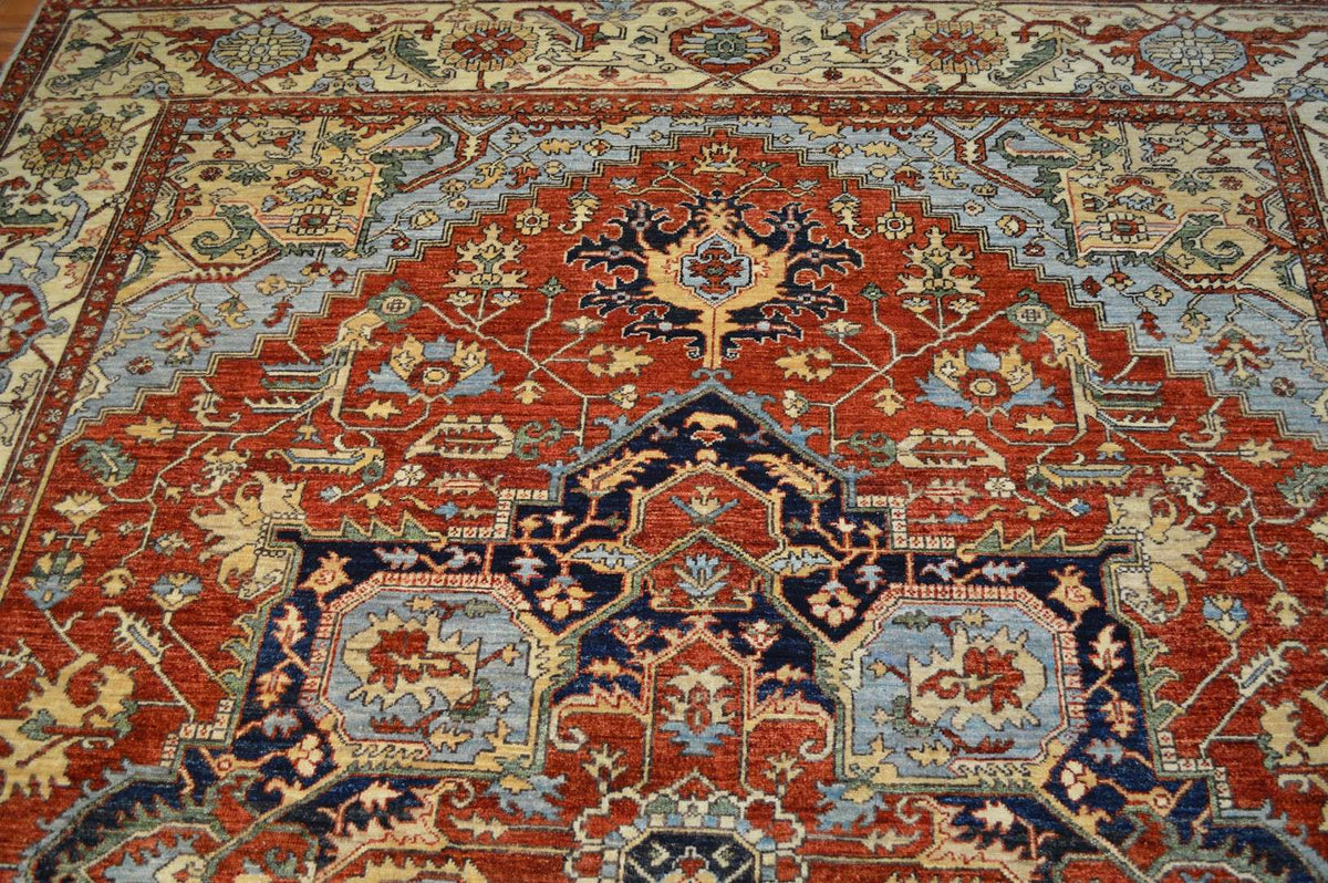 8' 2" x 10' 0" Pakistan Serapi Rug image 8