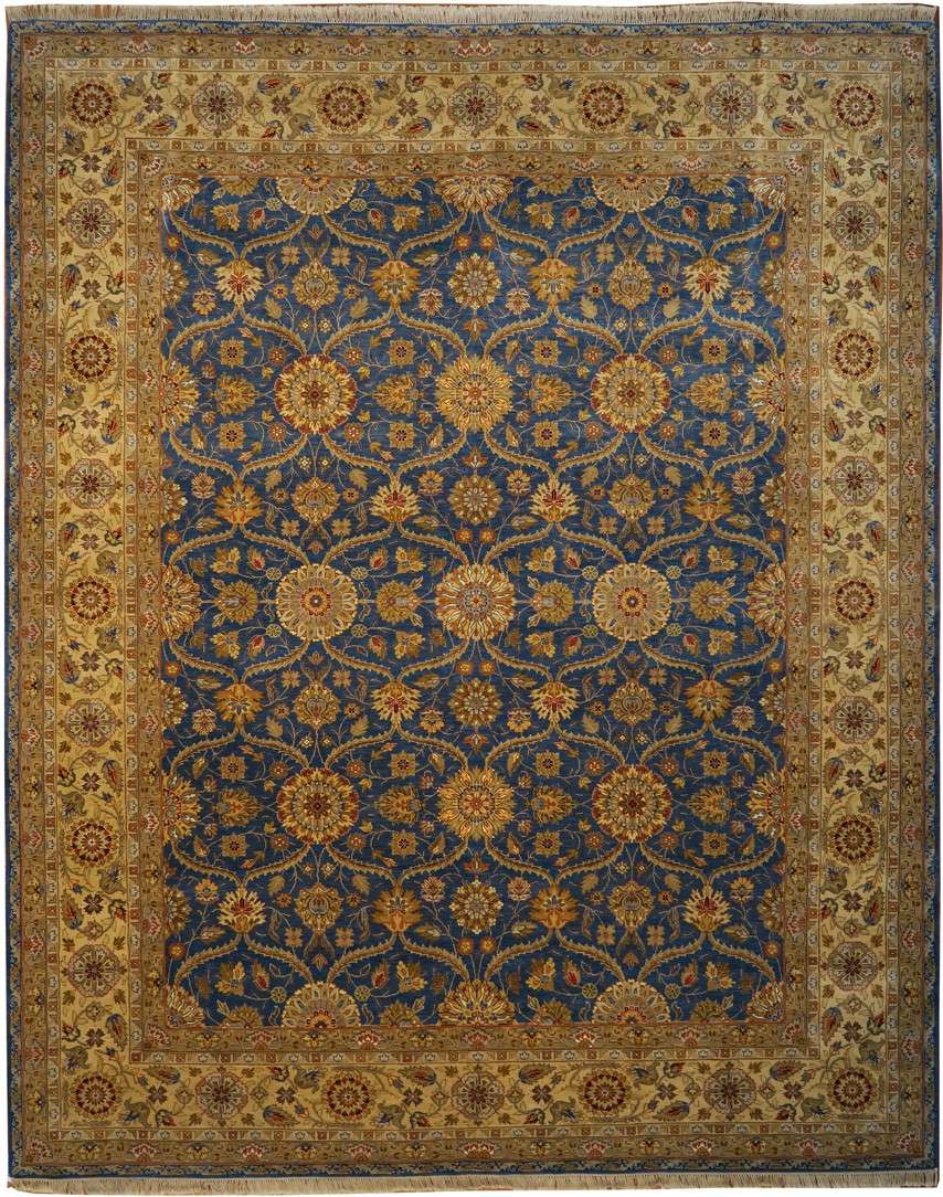 8' 1" x 10' 1" India Agra Rug image 0