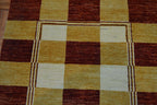 4' 1" x 4' 2" India Gabbeh Rug image 3
