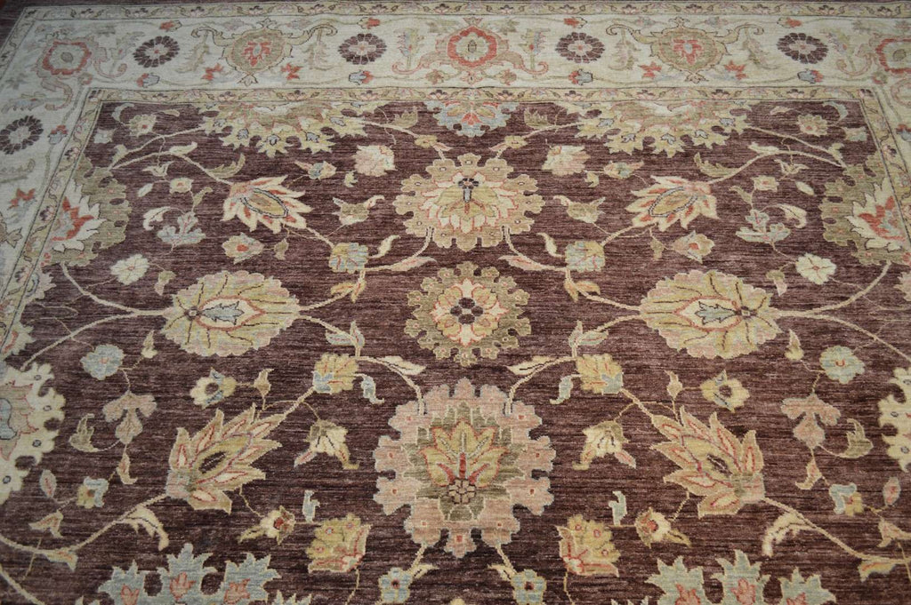 9' 0" x 11' 8" Pakistan Peshawar Rug image 4