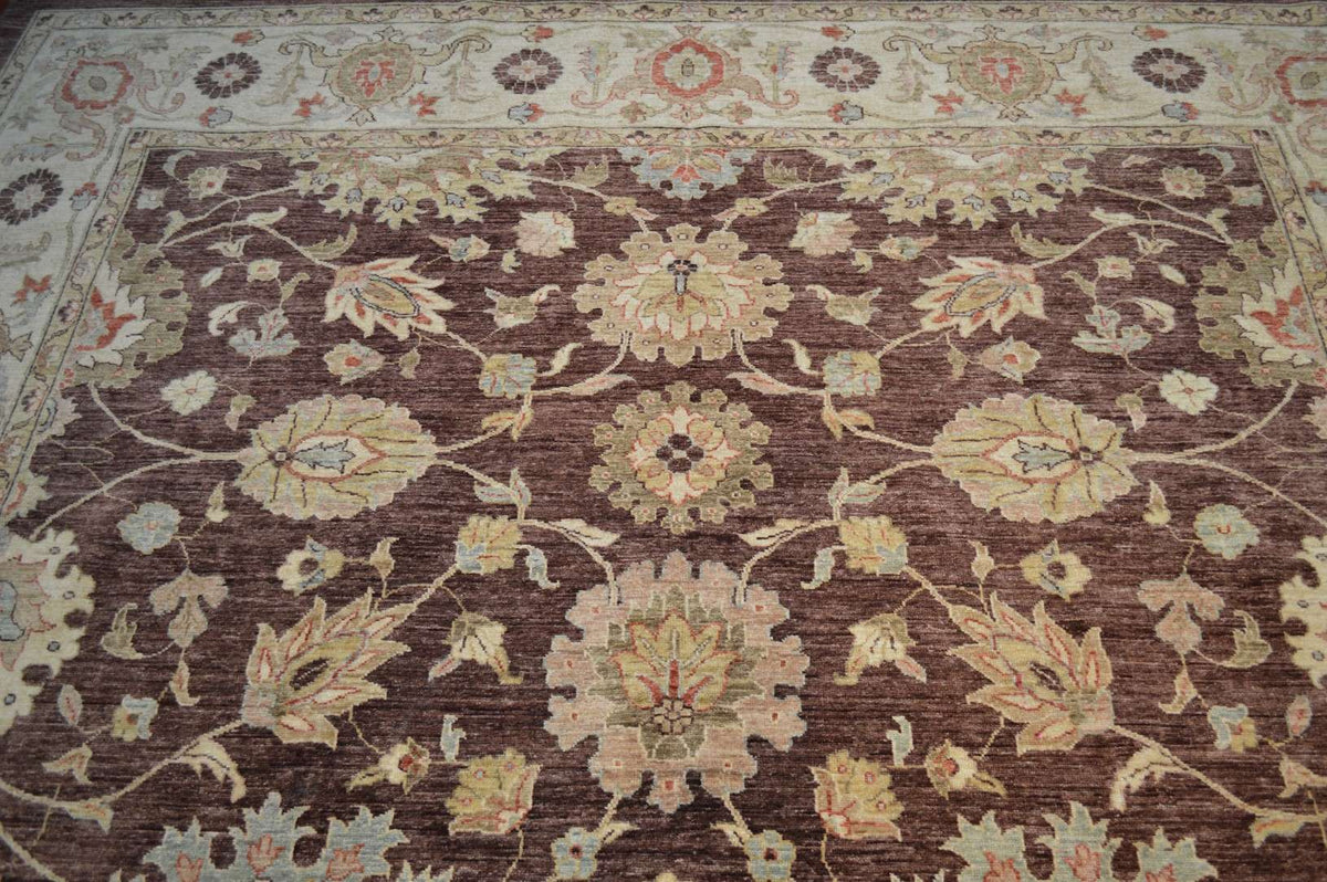 9' 0" x 11' 8" Pakistan Peshawar Rug image 4