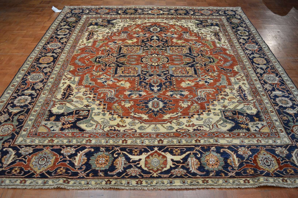 8' 3" x 9' 8" Pakistan Serapi Rug image 1