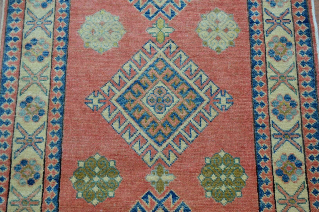 2' 7" x 11' 9" Pakistan Kazak Runner image 10