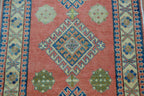 2' 7" x 11' 9" Pakistan Kazak Runner image 10