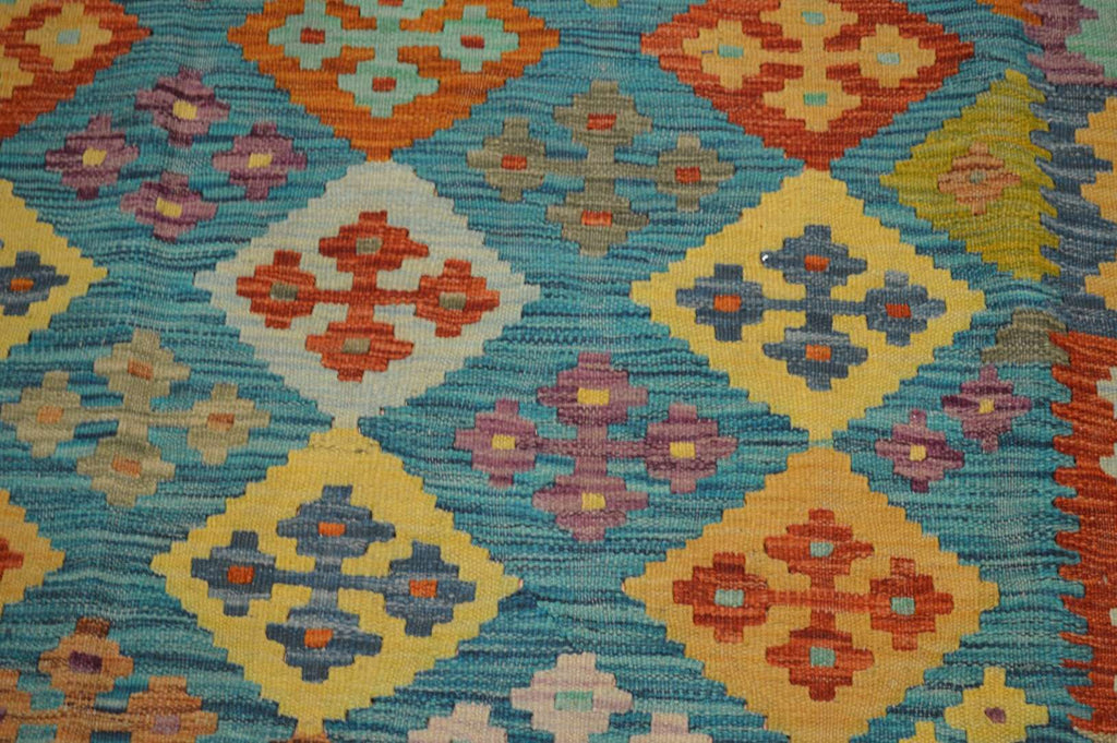 8' 2" x 9' 9" India Kilim Rug image 6